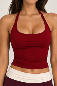 Seamless Halter Neck Top