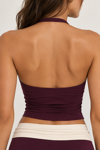 Seamless Halter Neck Top